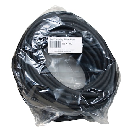 Sashco 1/2" x 100' Filler Rope Pre-Caulking Closed Cell Backer Rod 30501